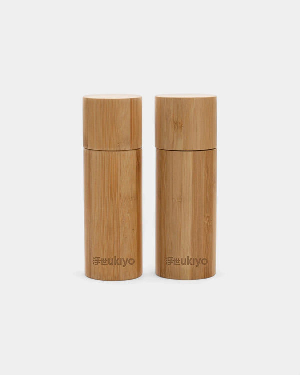 Set sel et poivre en bambou à personnaliser