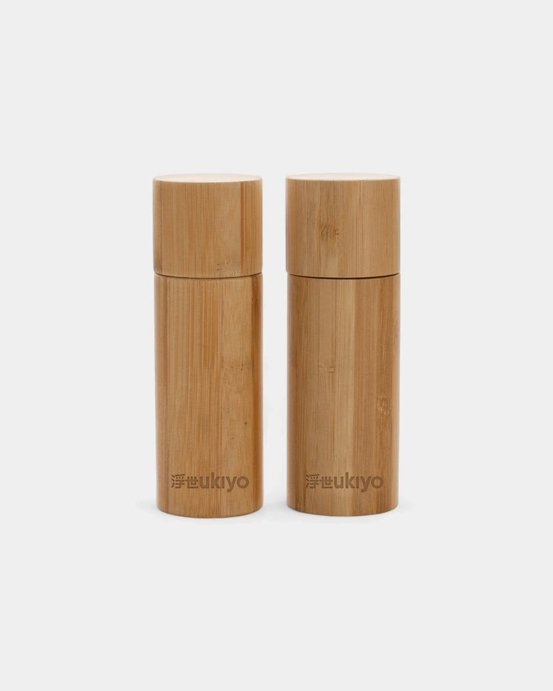 Set sel et poivre en bambou à personnaliser