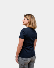 T-shirt femme col V Made in France à personnaliser