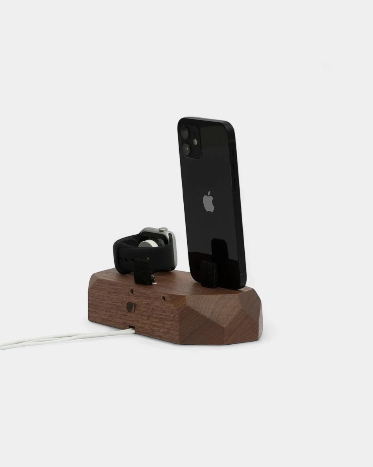 Chargeur à induction en bois 3 en 1 à personnaliser
