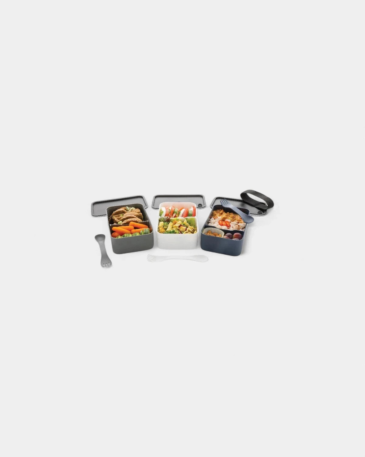 Lunch box 0,8L avec cuillère et sangle à personnaliser
