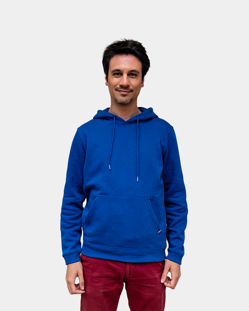 Hoodie pour homme Made in France personnalisable