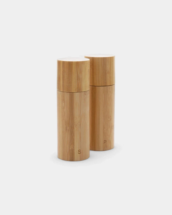 Set sel et poivre en bambou à personnaliser