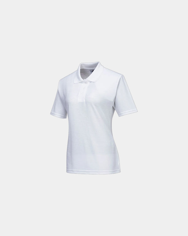 Polo femme poly coton Naples à personnaliser - Blanc