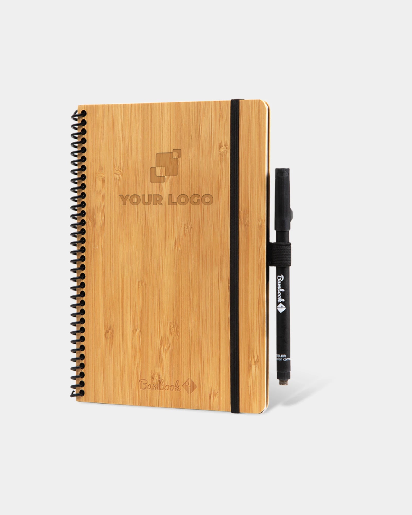 Cahier bambou massif Bambook Classic A6 à personnaliser - Bambou Naturel