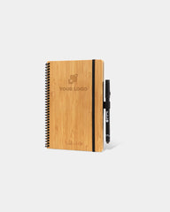 Cahier bambou massif Bambook Classic A6 à personnaliser - Bambou Naturel
