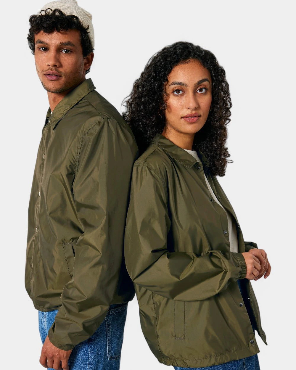 La veste coach 100% recyclé à personnaliser