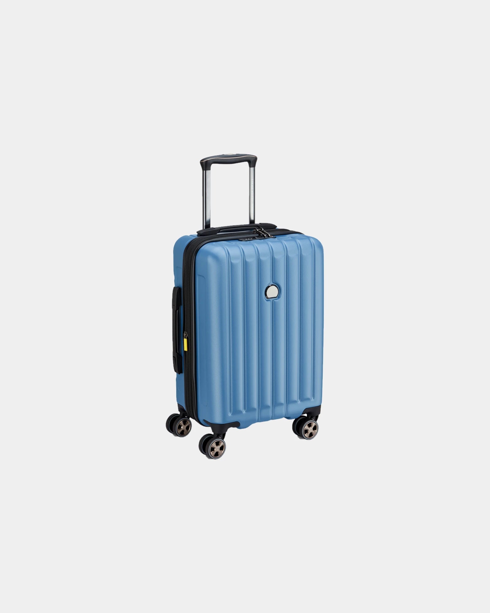 Valise cabine polycarbonate Delsey LONGITUDE 55 cm à personnaliser - Bleu