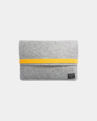 Housse ordinateur recyclée Ekomodo Hazi 13" à personnaliser - Yellow