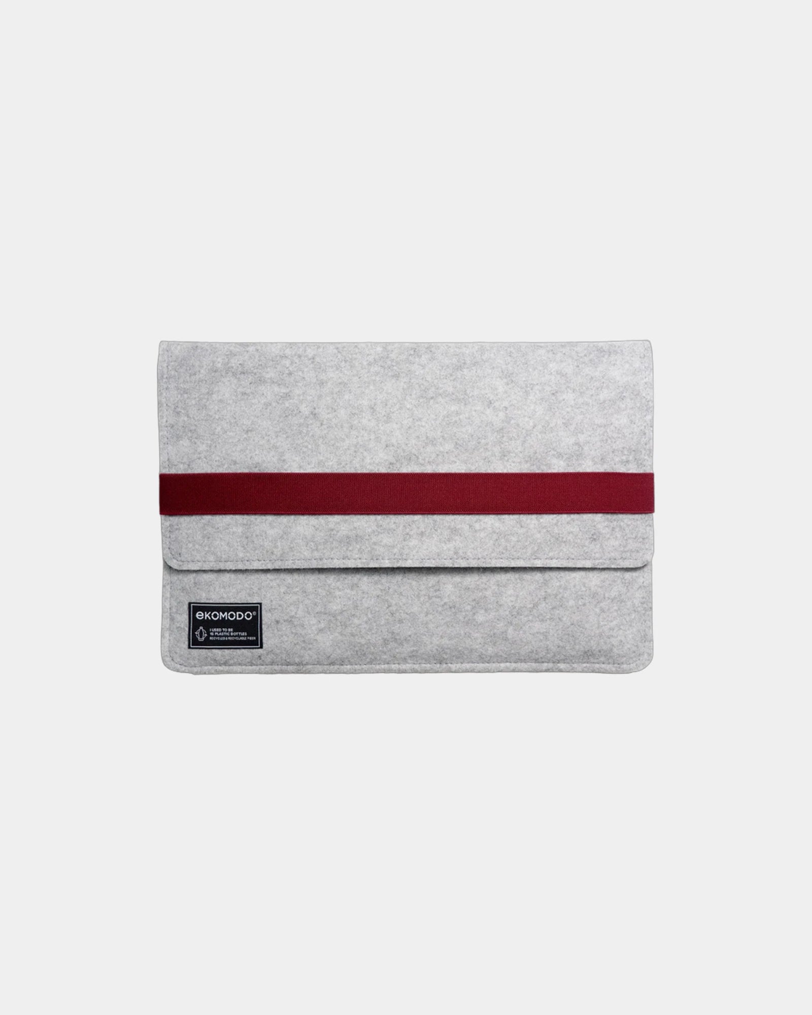 Housse ordinateur recyclée Ekomodo Hazi 13" à personnaliser - Garnet
