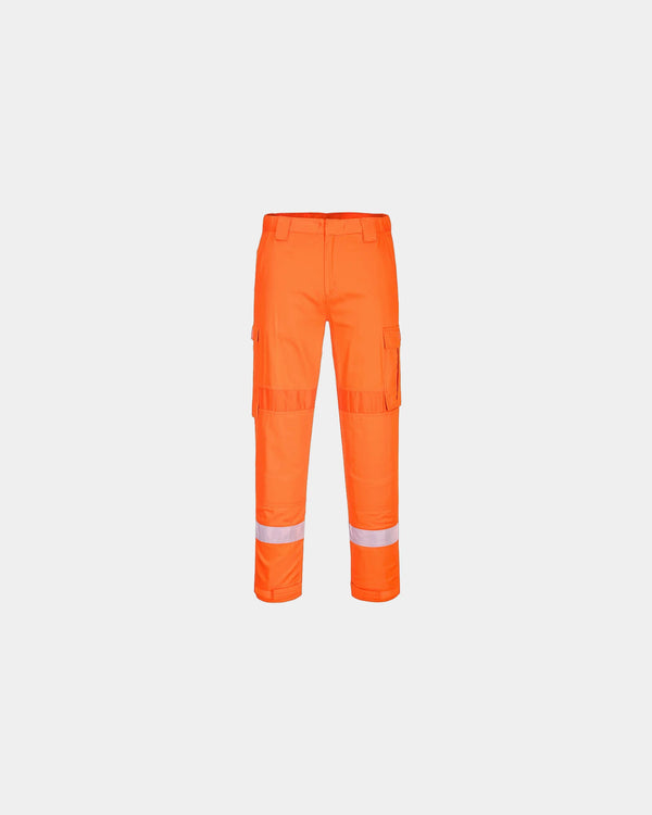 Pantalon de travail coton Bizflame Plus à personnaliser - Orange