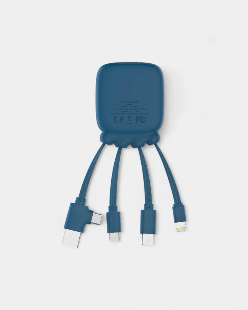 Batterie de poche 3 000 mAh & multi‑câbles à personnaliser