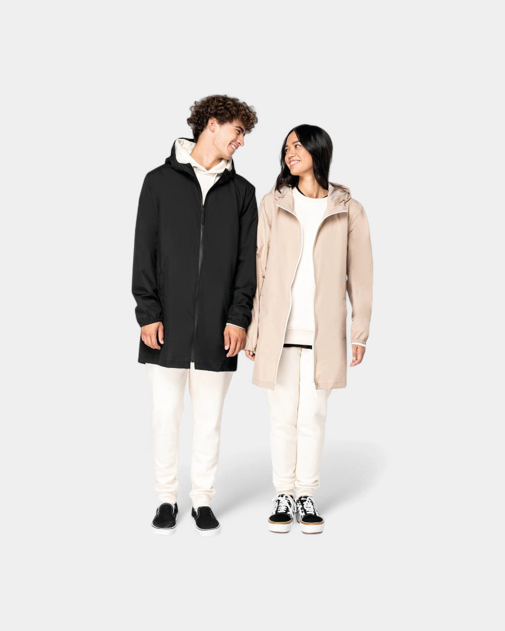 Veste écoresponsable imperméable unisexe à personnaliser