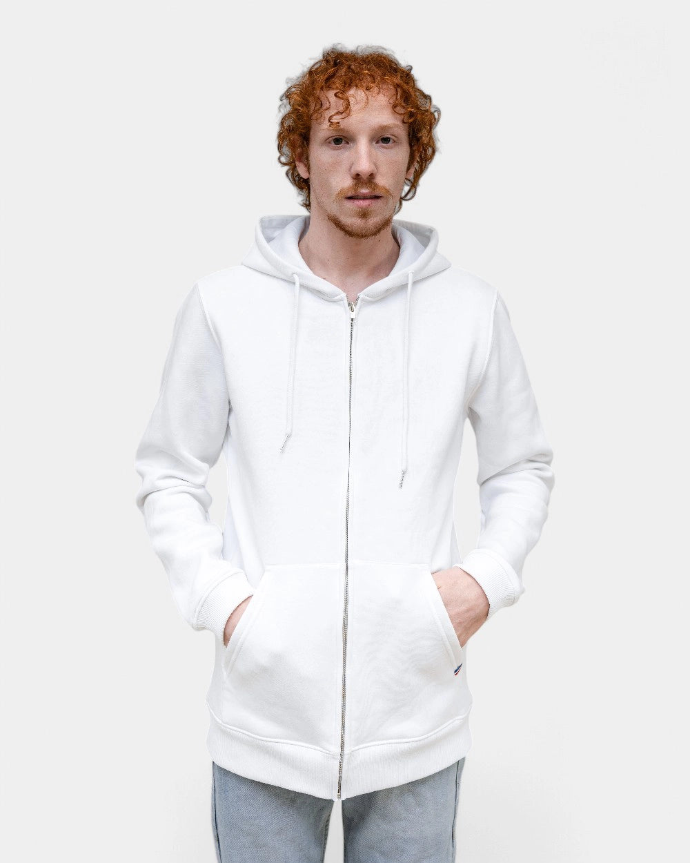 Sweat zippé pour homme Made in France à personnaliser