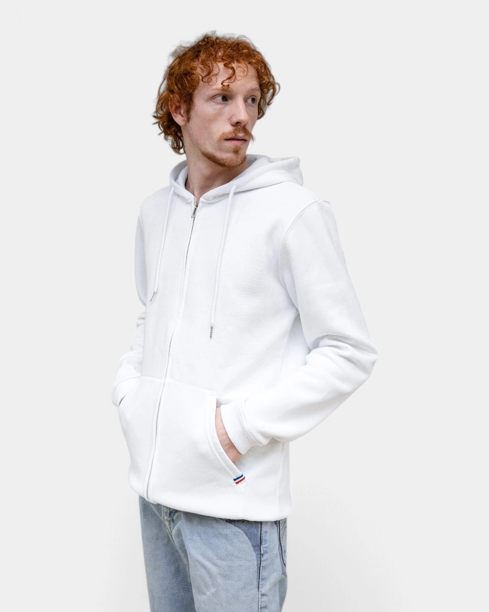 Sweat zippé pour homme Made in France à personnaliser