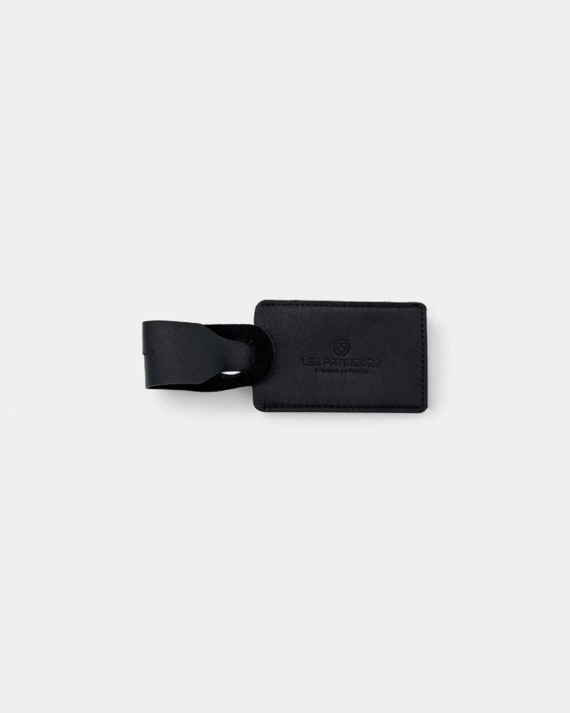 Étiquette bagage en cuir à personnaliser