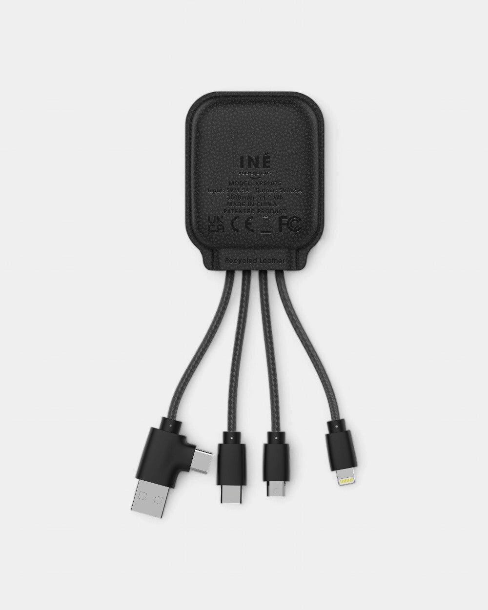 Power bank Xoopar en cuir recyclé personnalisable