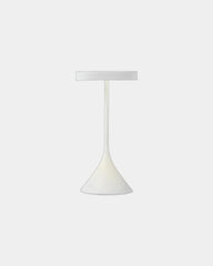 Lampe de table aluminium Lexon Steli Lounge - Dome à personnaliser - White