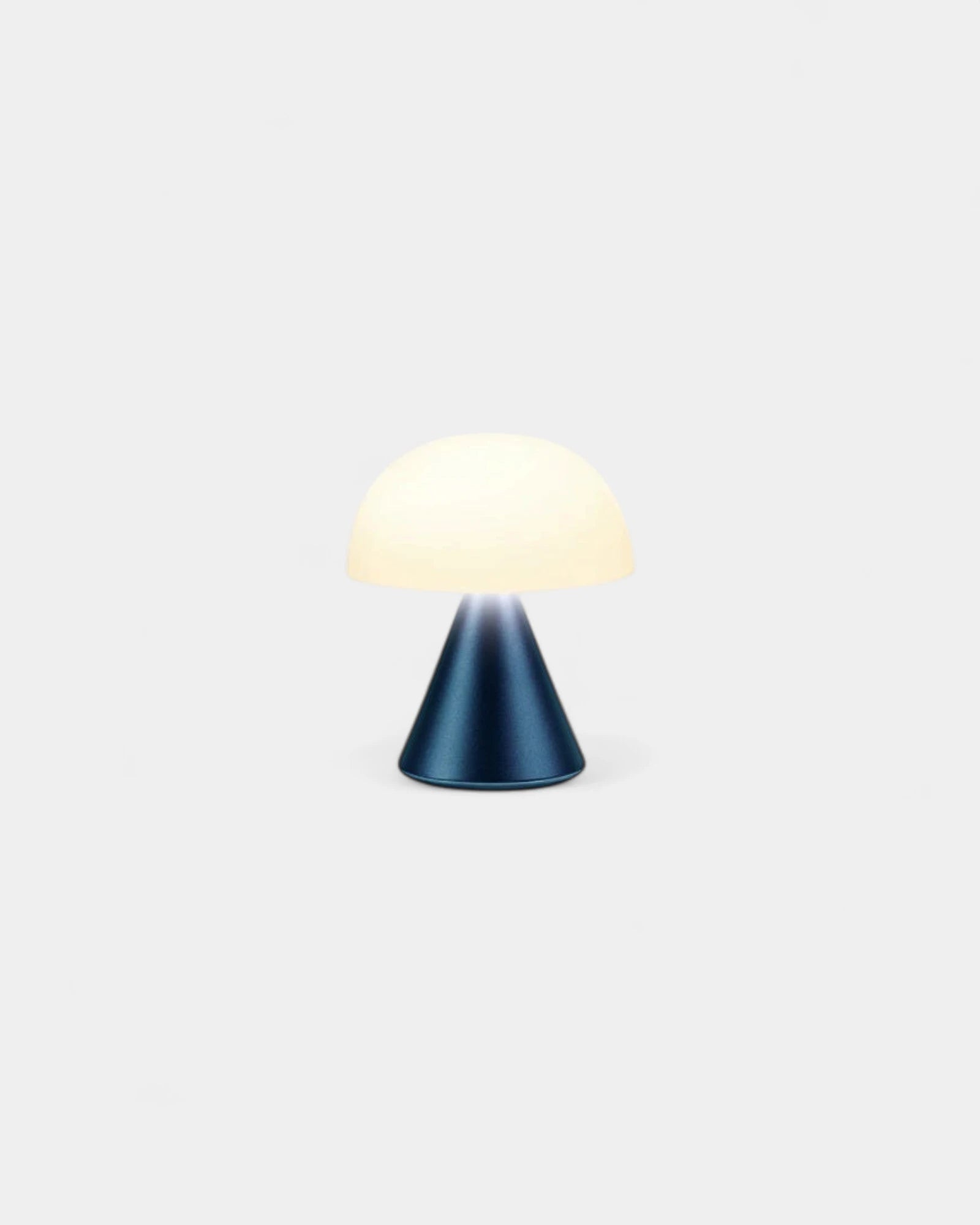 Mini lampe LED aluminium Lexon Mina à personnaliser - Alu Dark Blue
