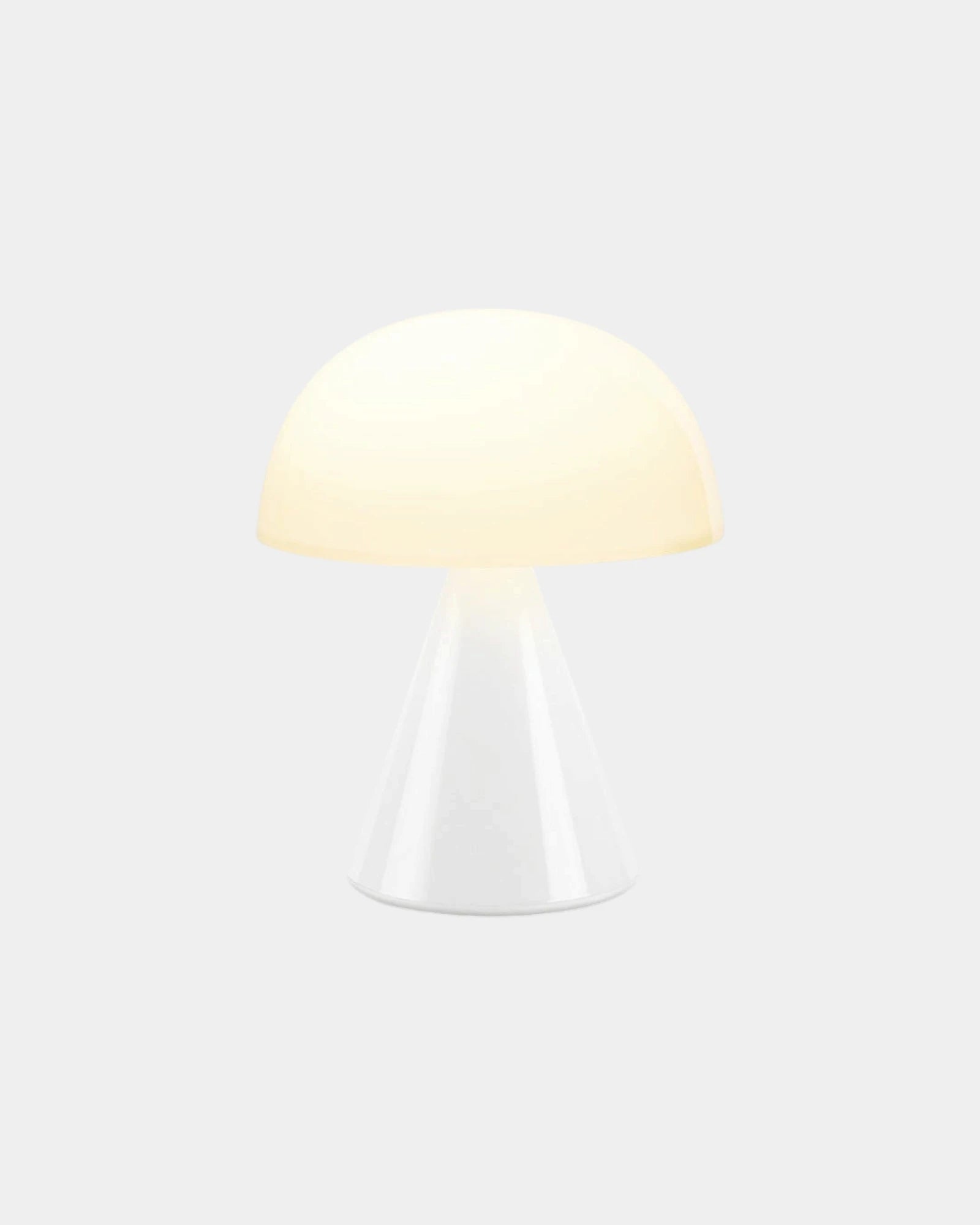 Lampe LED portable aluminium Lexon Mina L à personnaliser - Glossy White