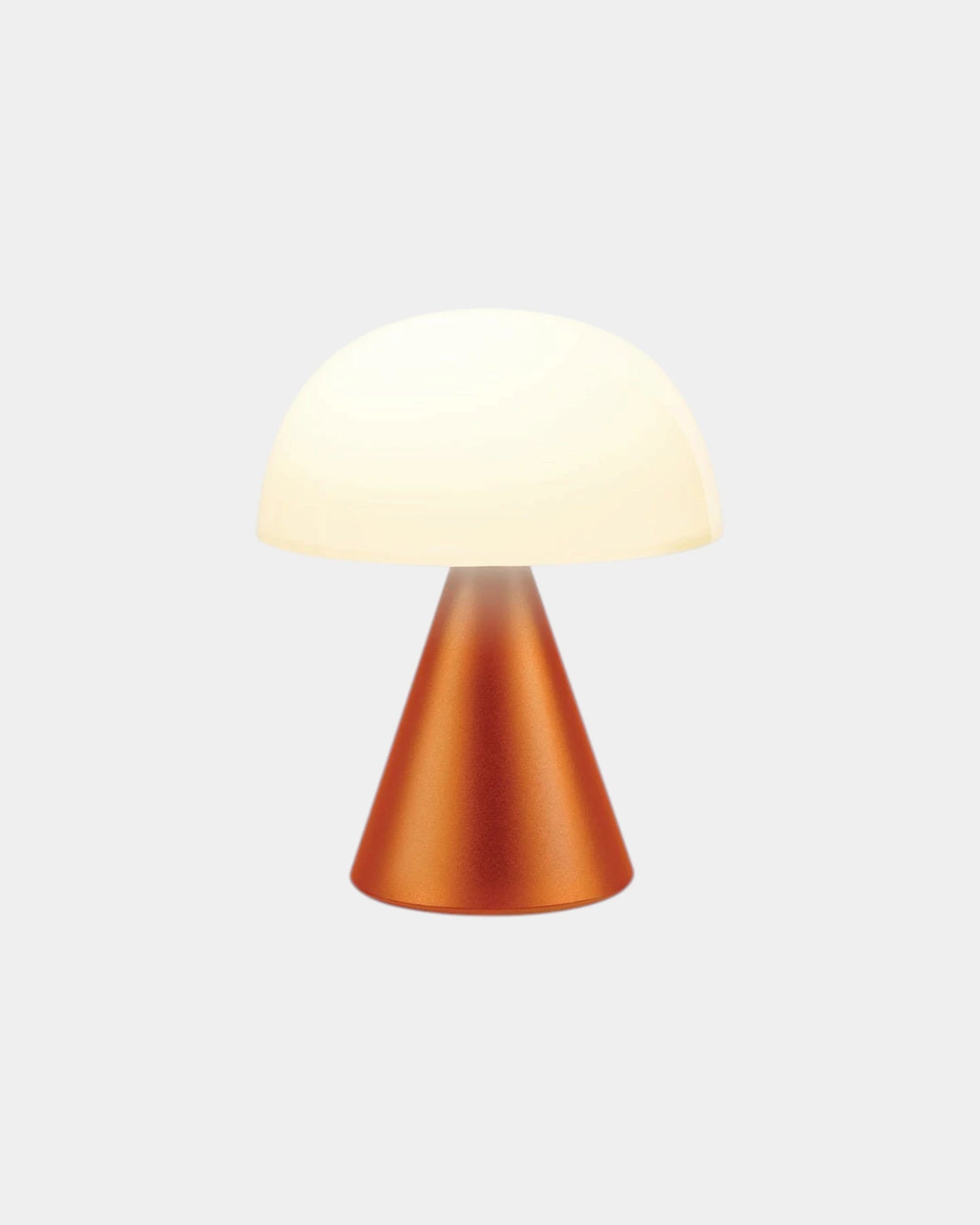 Lampe LED portable aluminium Lexon Mina L à personnaliser - Orange