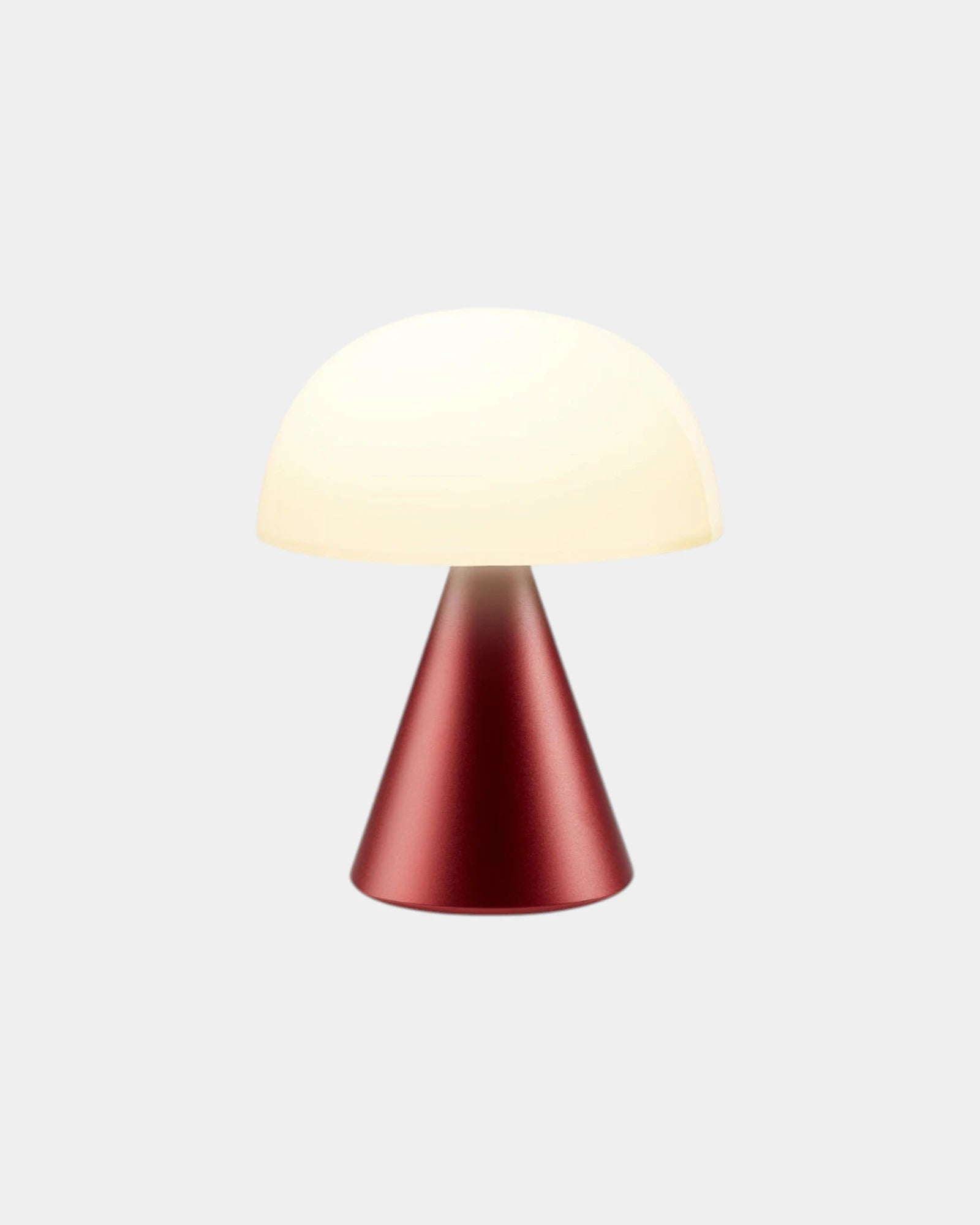 Lampe LED portable aluminium Lexon Mina L à personnaliser - Dark Red