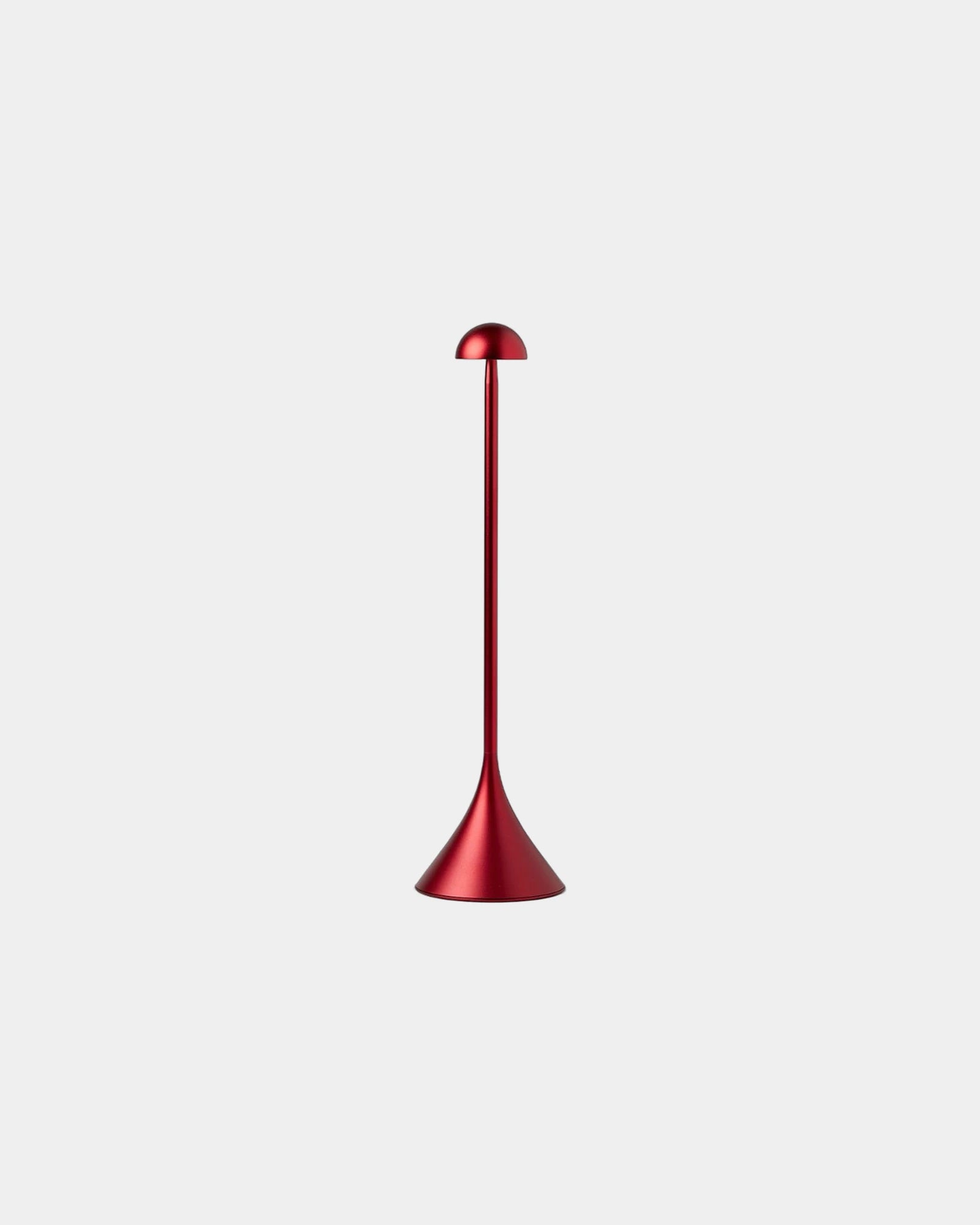 Lampe de table aluminium Lexon Steli Dome à personnaliser - Dark Red