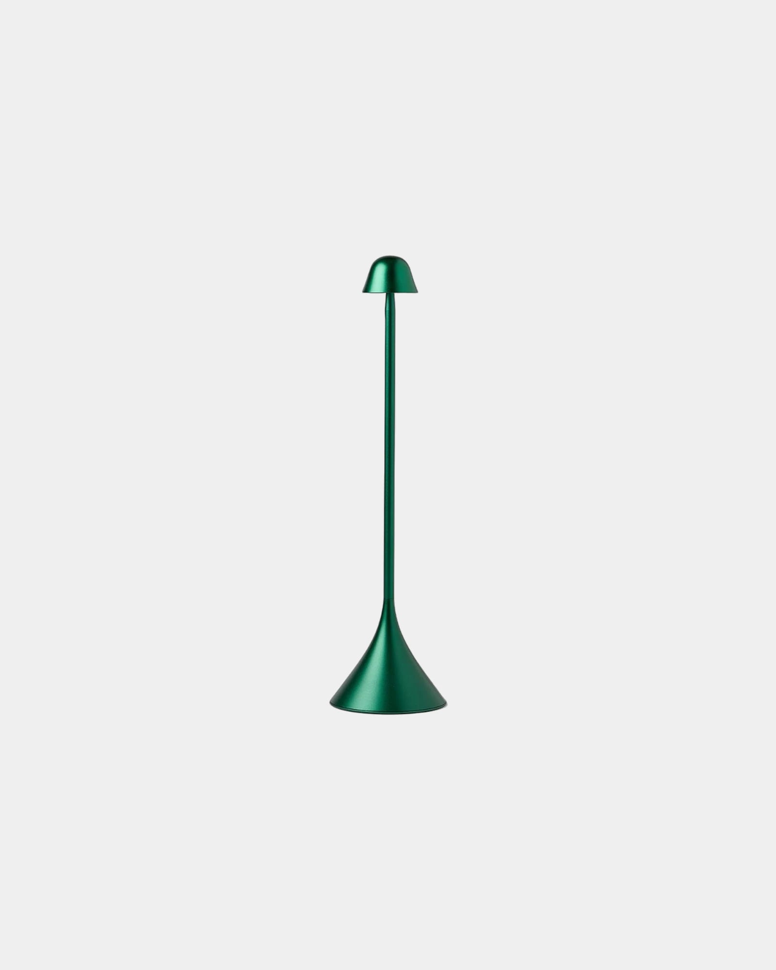 Lampe de table aluminium Lexon Steli Dome à personnaliser - Dark Green