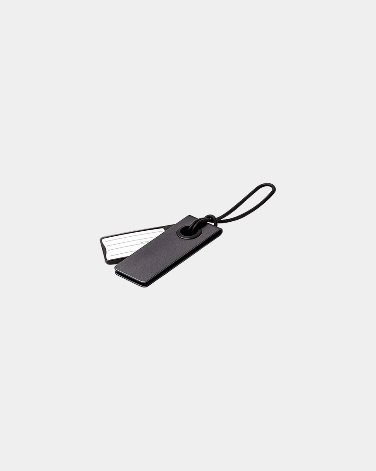 Étiquette bagage aluminium Lexon NEO LUGGAGE TAG à personnaliser - Gun Metal