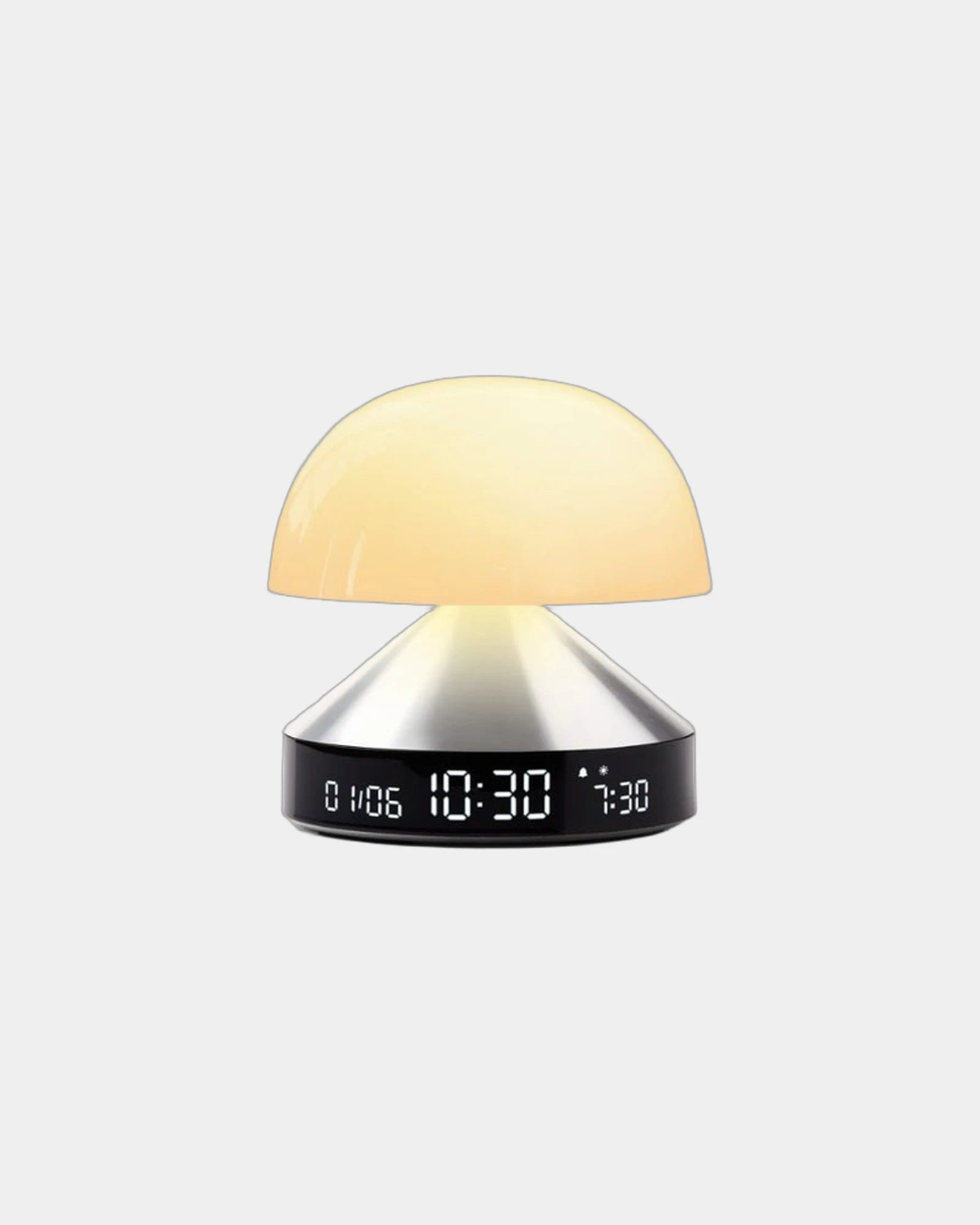 Lampe réveil Lexon MINA SUNRISE à personnaliser - Alu Polished