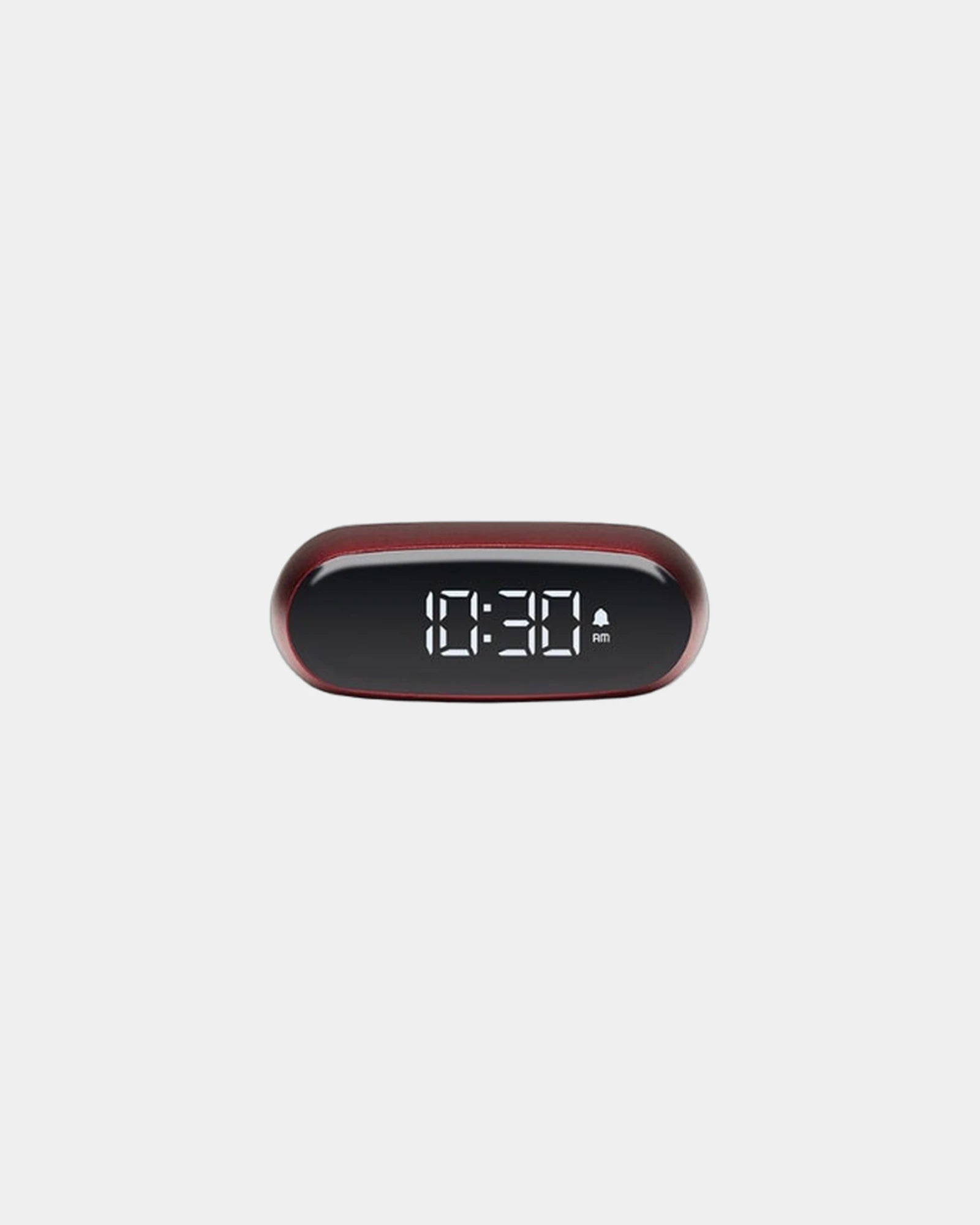 Réveil fonction snooze Lexon Minut à personnaliser - Dark Red