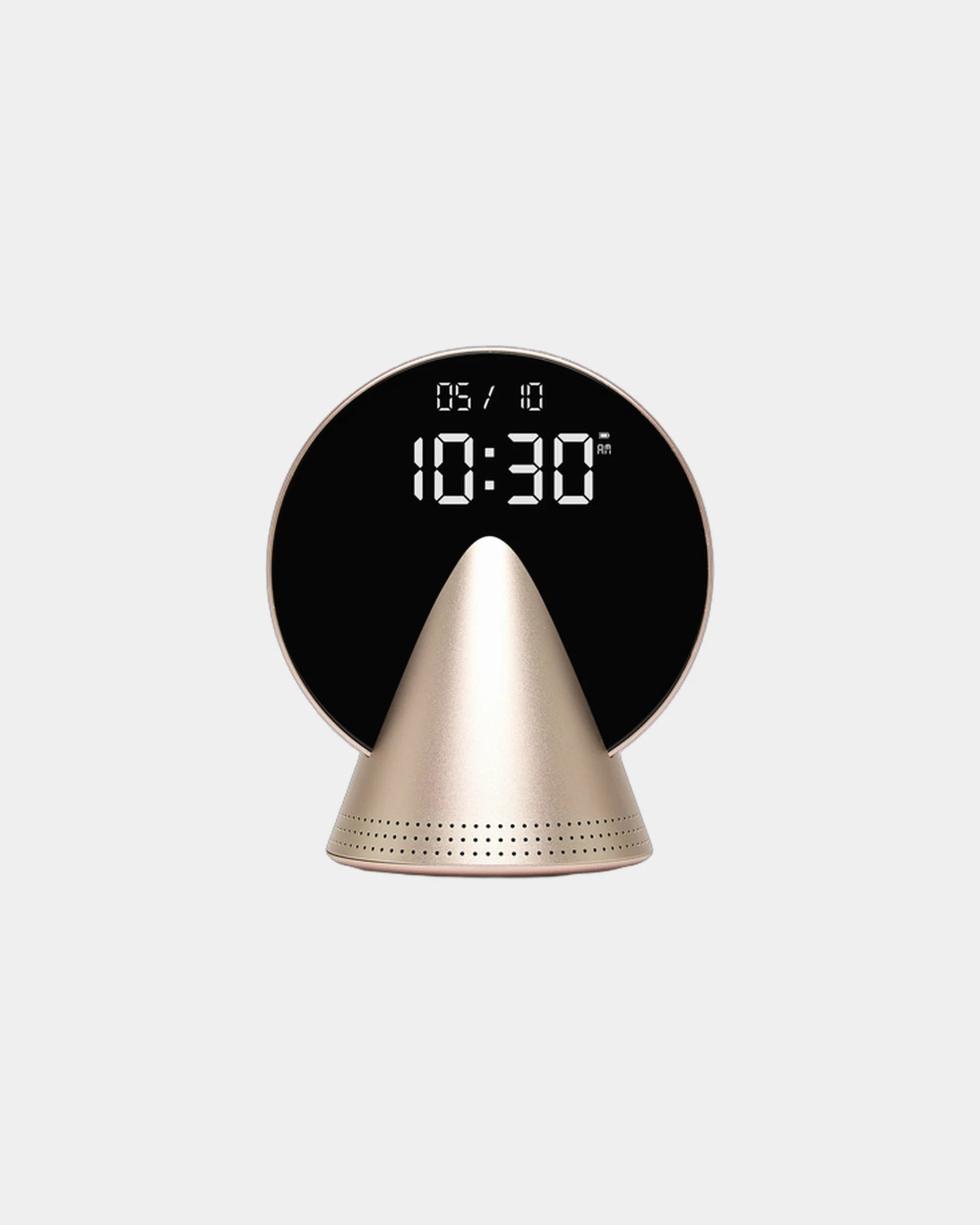 Radio-réveil Bluetooth aluminium Lexon Conic à personnaliser - 16