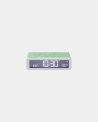 Réveil LCD réversible Lexon Flip+ MIMOSA à personnaliser - Pastel Green
