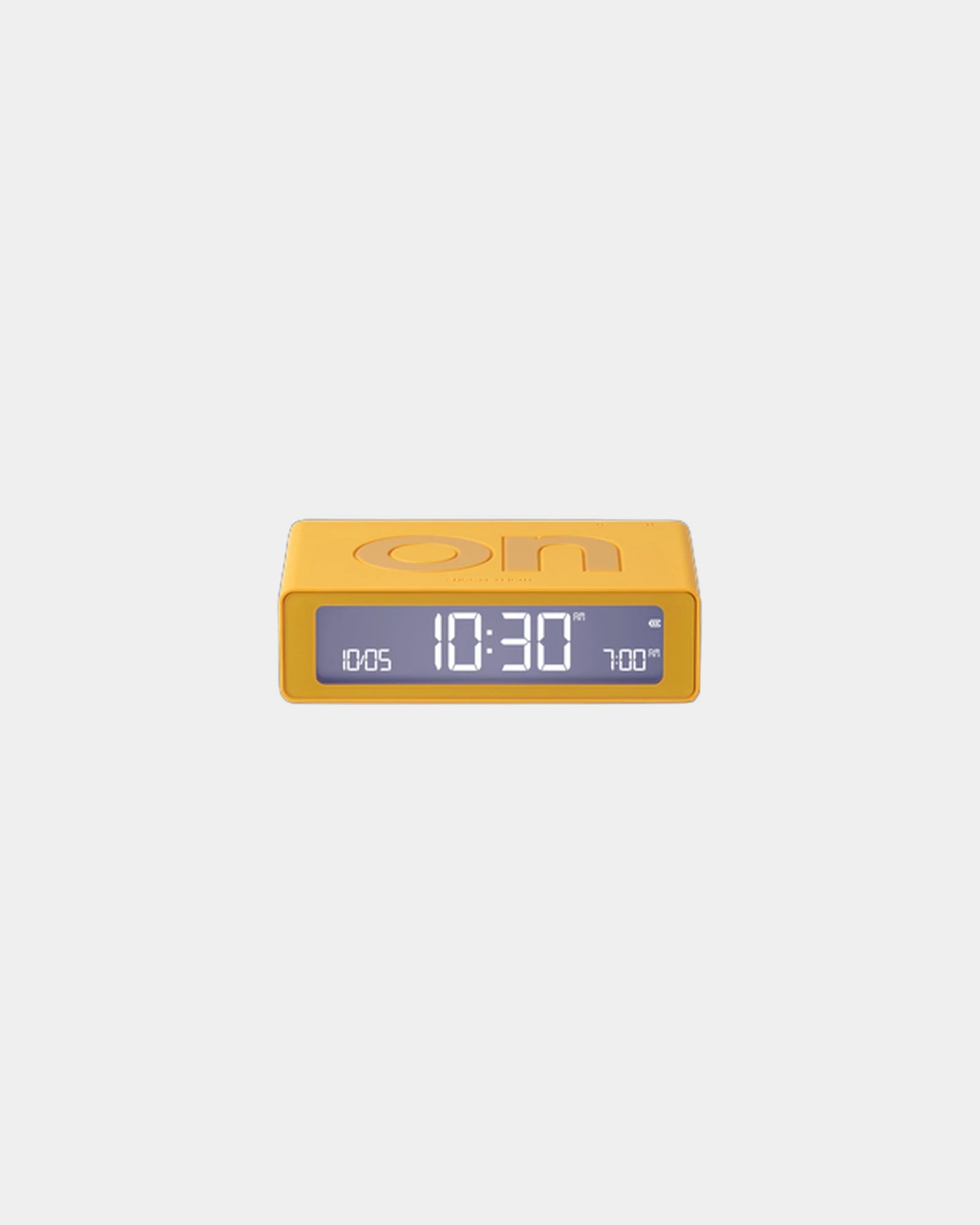 Réveil LCD réversible Lexon Flip Mini à personnaliser - Yellow