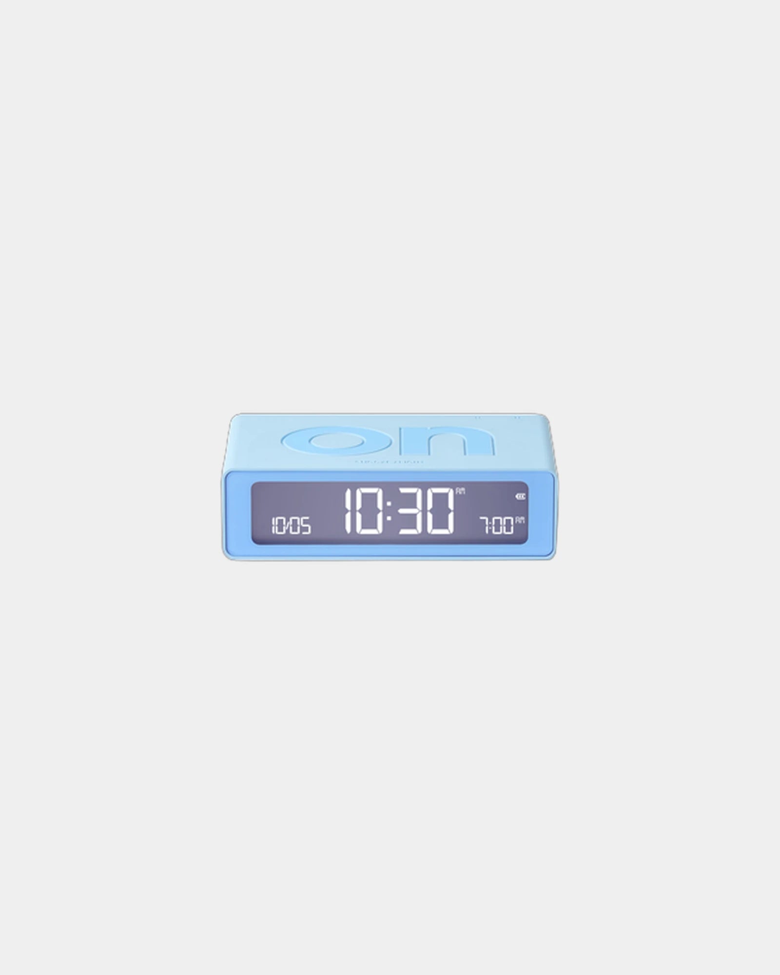 Réveil LCD réversible Lexon Flip Mini à personnaliser - Light Blue
