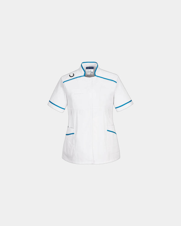 Tunique de maternité médicale 65% polyester à personnaliser - Blanc