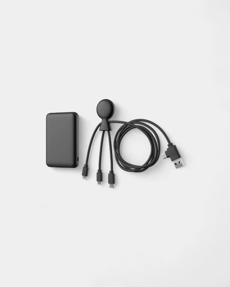 Pack de charge 5 000 mAh multi-connecteurs à personnaliser