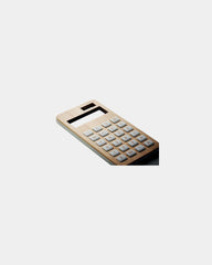 Calculatrice 12 chiffres en bambou à personnaliser