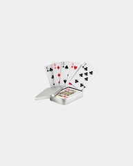 Cartes à jouer classiques à personnaliser - Argent Mat