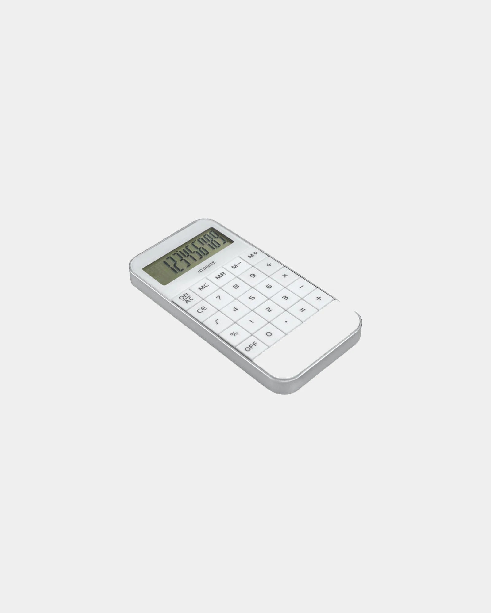 Calculatrice 10 chiffres ZACK MIDOCEAN à personnaliser - Blanc