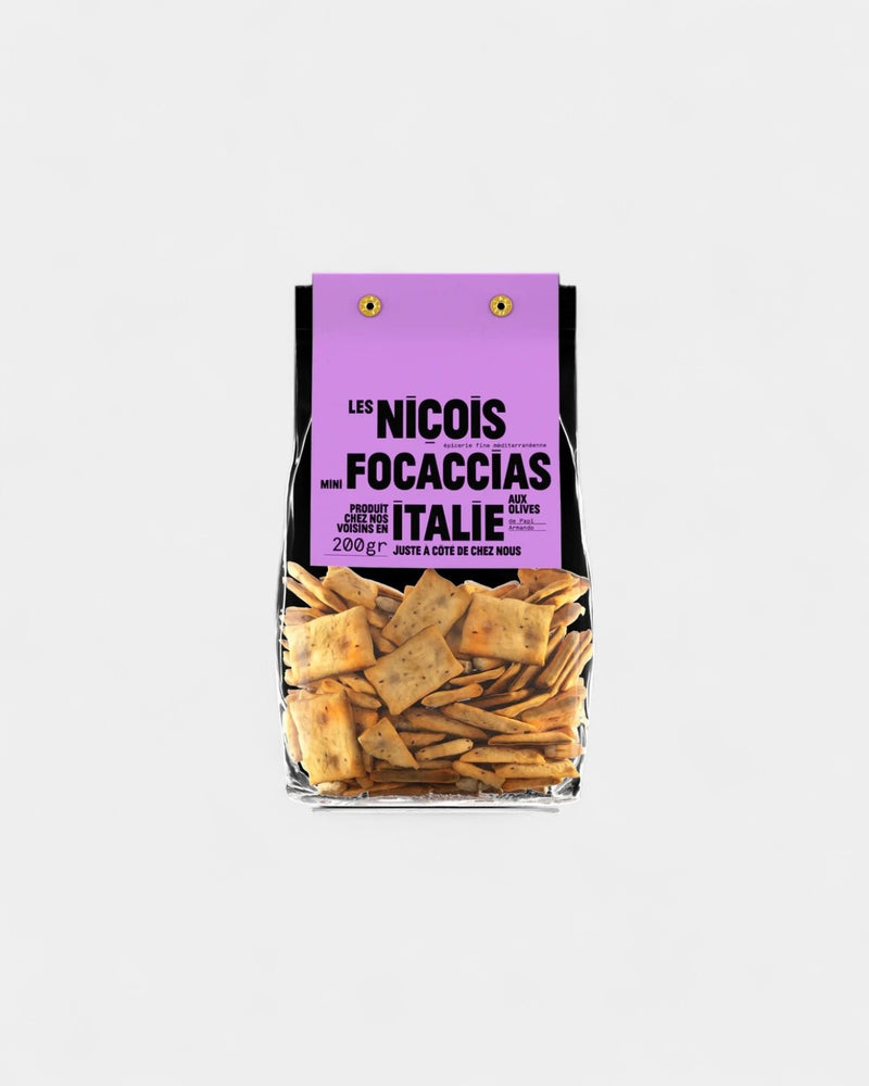 Mini focaccias personnalisable