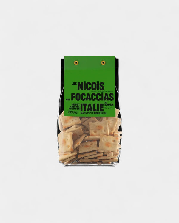 Mini focaccias personnalisable
