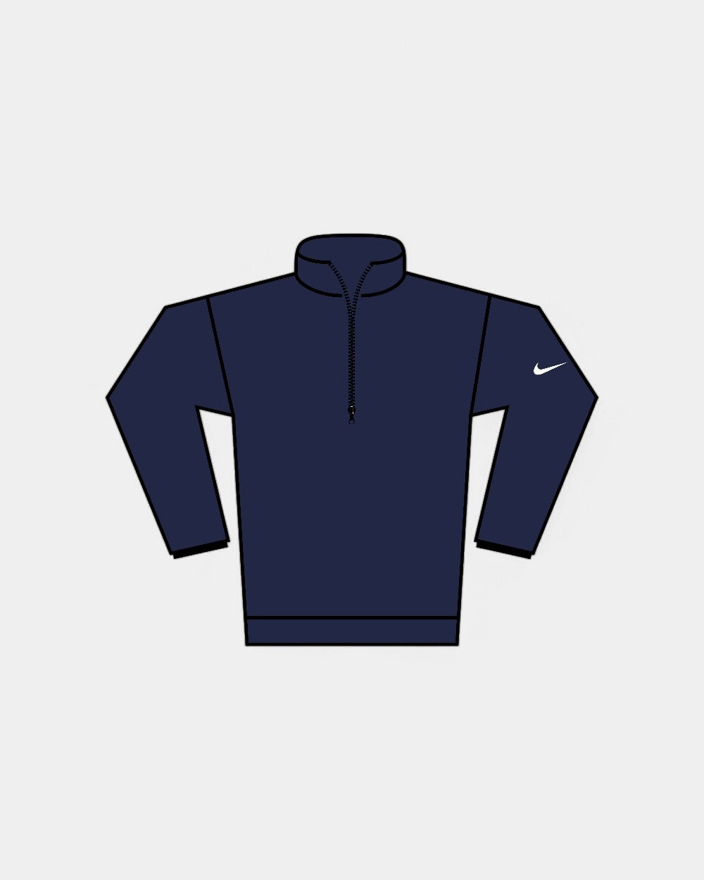 Nike Tour Half-Zip Piqué Top à personnaliser