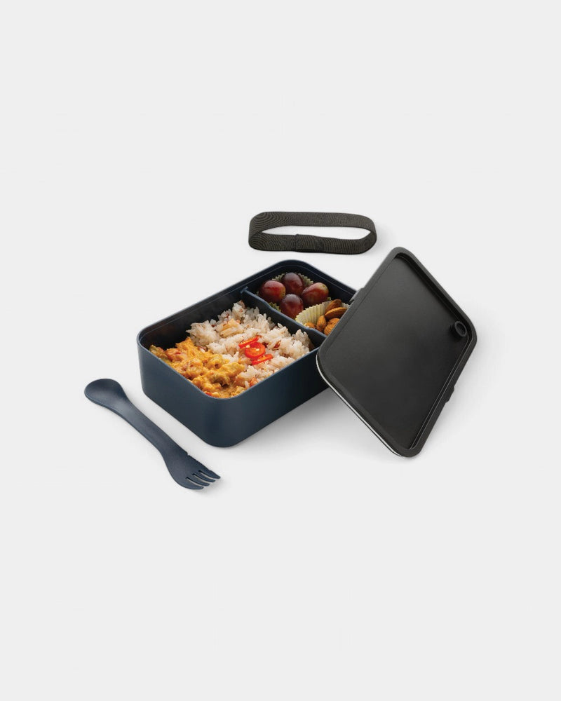 Lunch box 0,8L avec cuillère et sangle à personnaliser