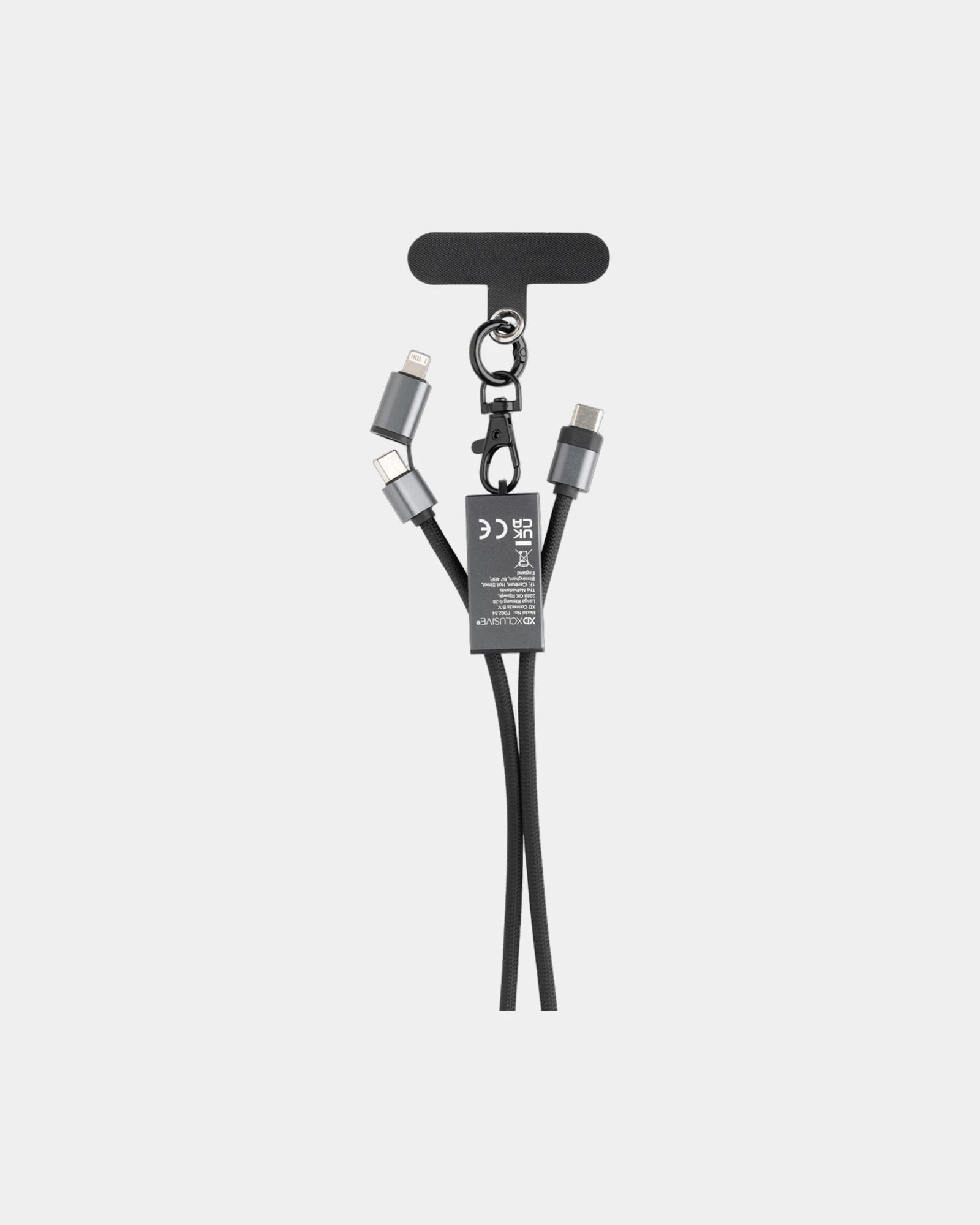Cordon téléphone rPET 60W avec chargeur à personnaliser - 3