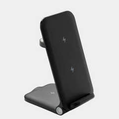 Chargeur sans fil ABS recyclé 15W RCS Powerpal à personnaliser - Noir