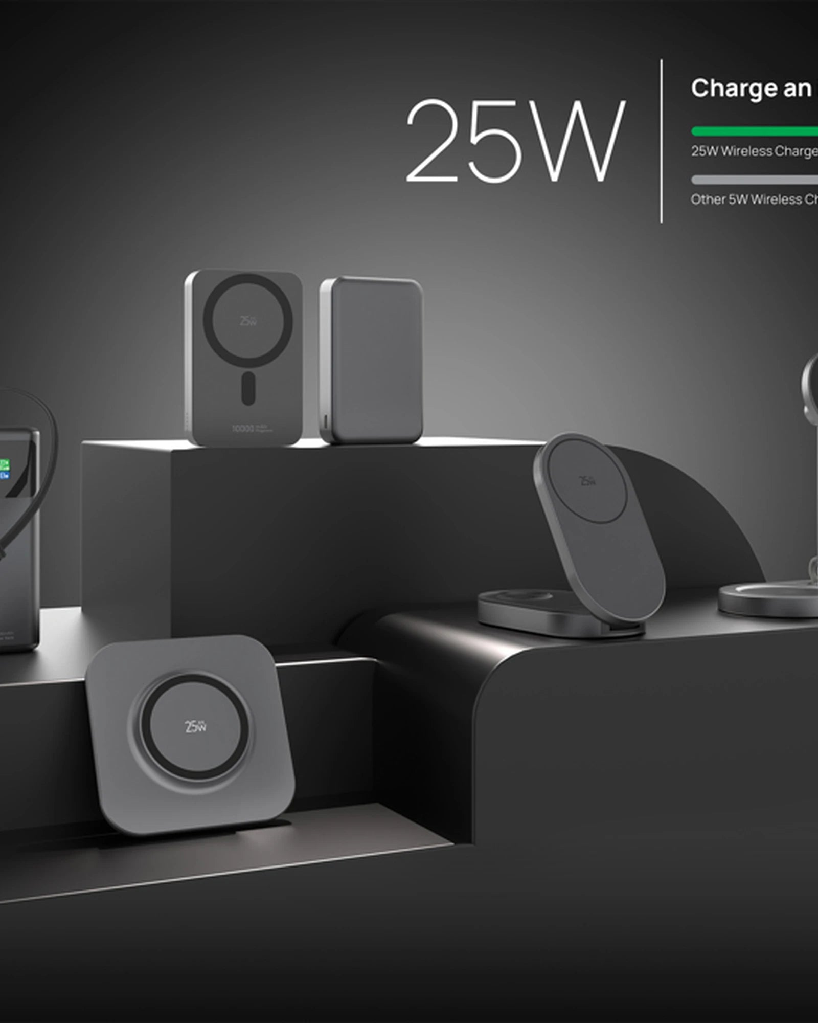 Socle de recharge magnétique 25W à personnaliser - 6