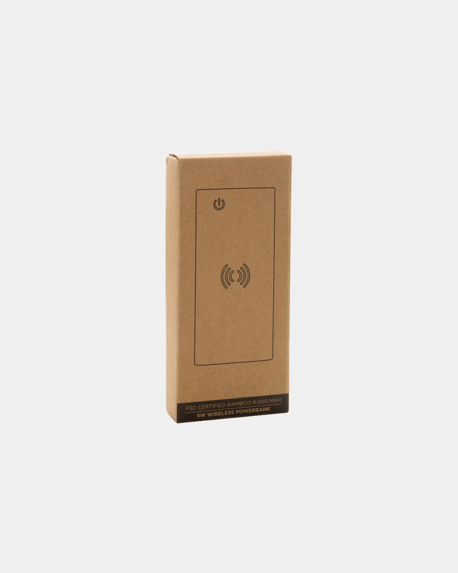 Powerbank 8000 mAh bambou à personnaliser