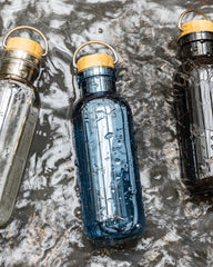 Bouteille rPET 680ml avec couvercle en bambou à personnaliser - 12