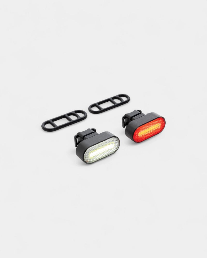 Set d’éclairage vélo USB rechargeable à personnaliser